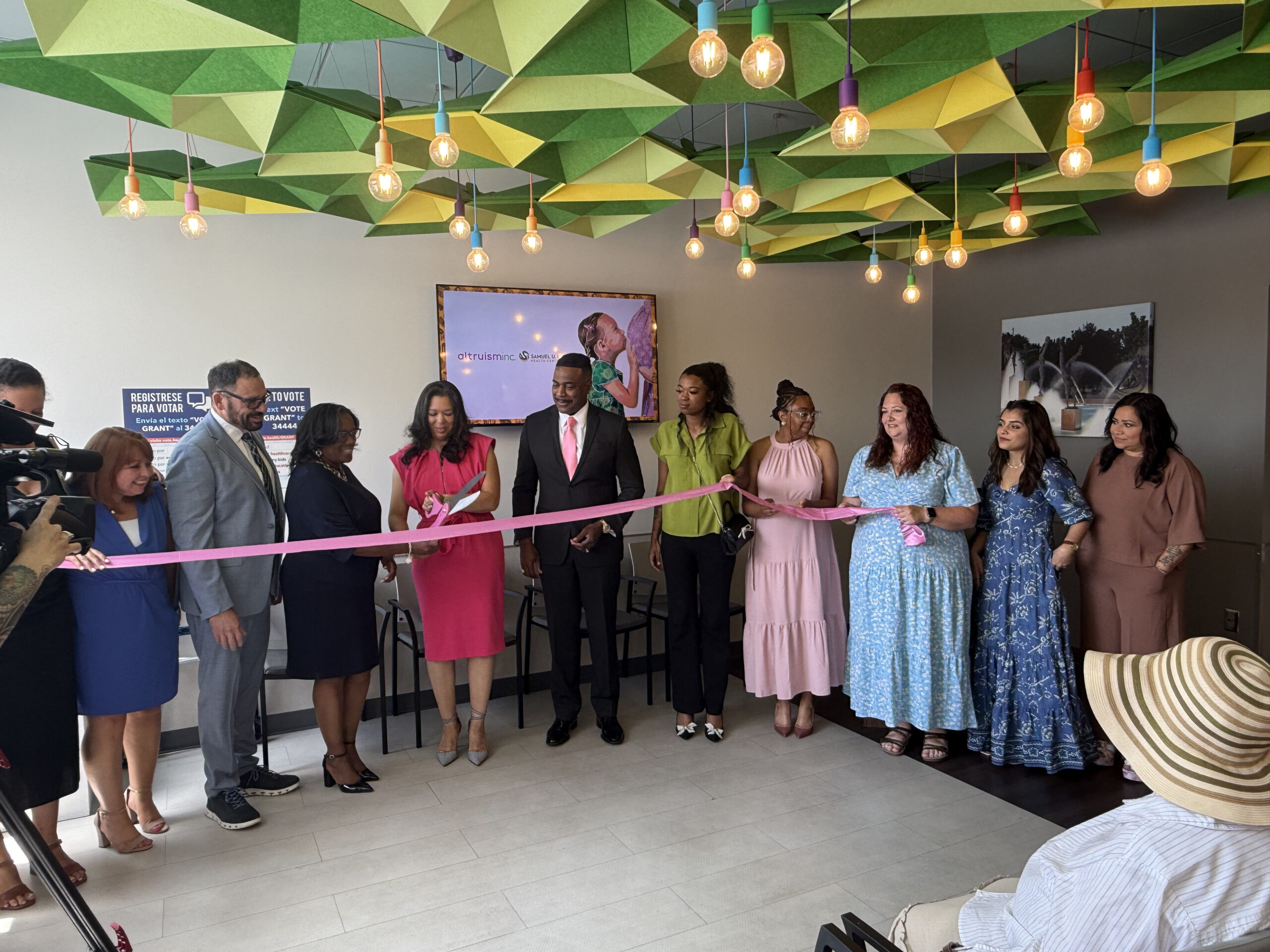 The MaIH Center at Sam Rodgers ribbon ceremony